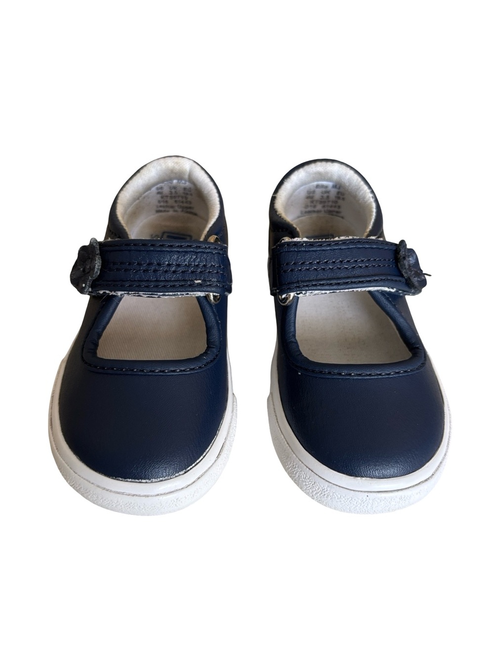 Keds Navy Blue Mary Jane Sneakers Leather Size 4 Baby